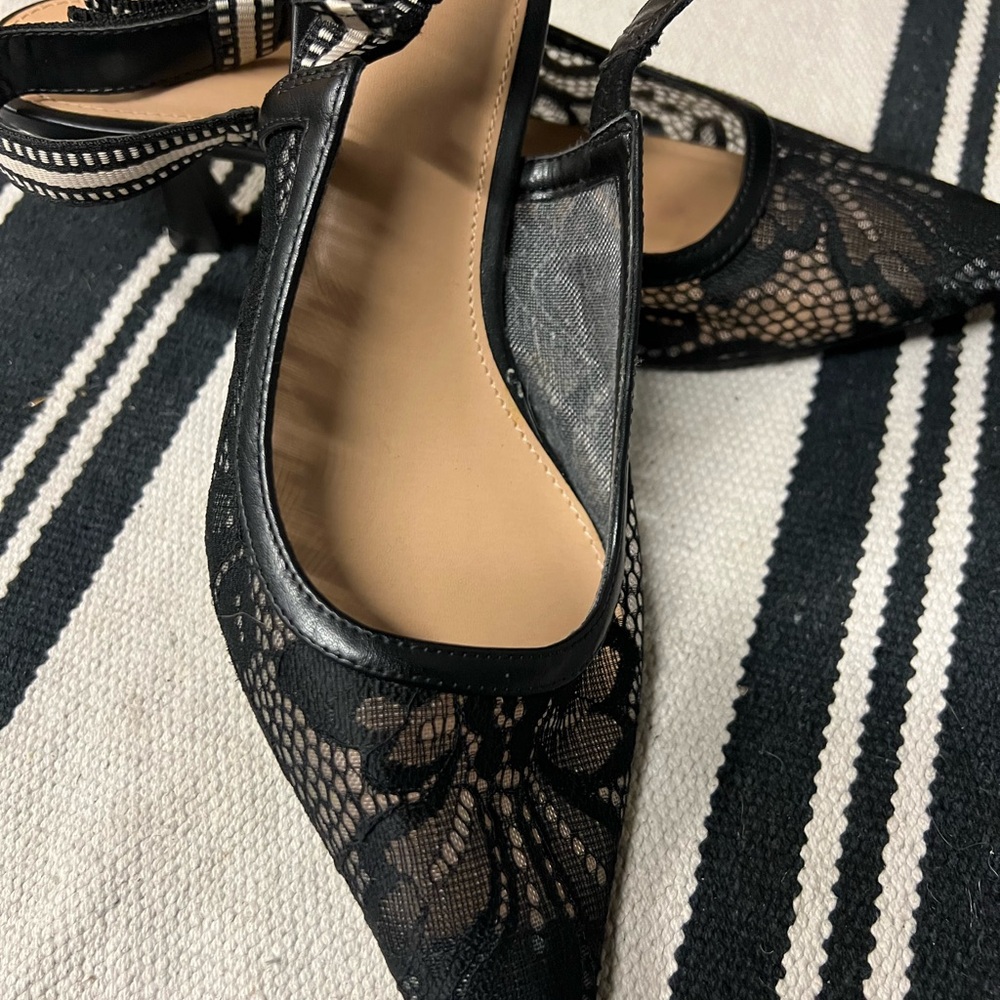 Black Lace Kitten Heels